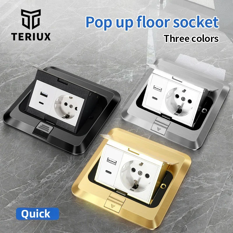 Soquete rápido do piso pop -up